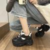 Inner Height Increase Dad Shoes Women's Autumn 2025 New Breathable Mesh Single Shoes Sports Shoes Versatile Platform Women's Shoes