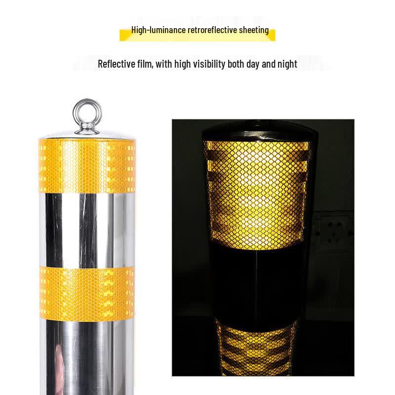 Stainless Steel Detachable Reflective Bollard
