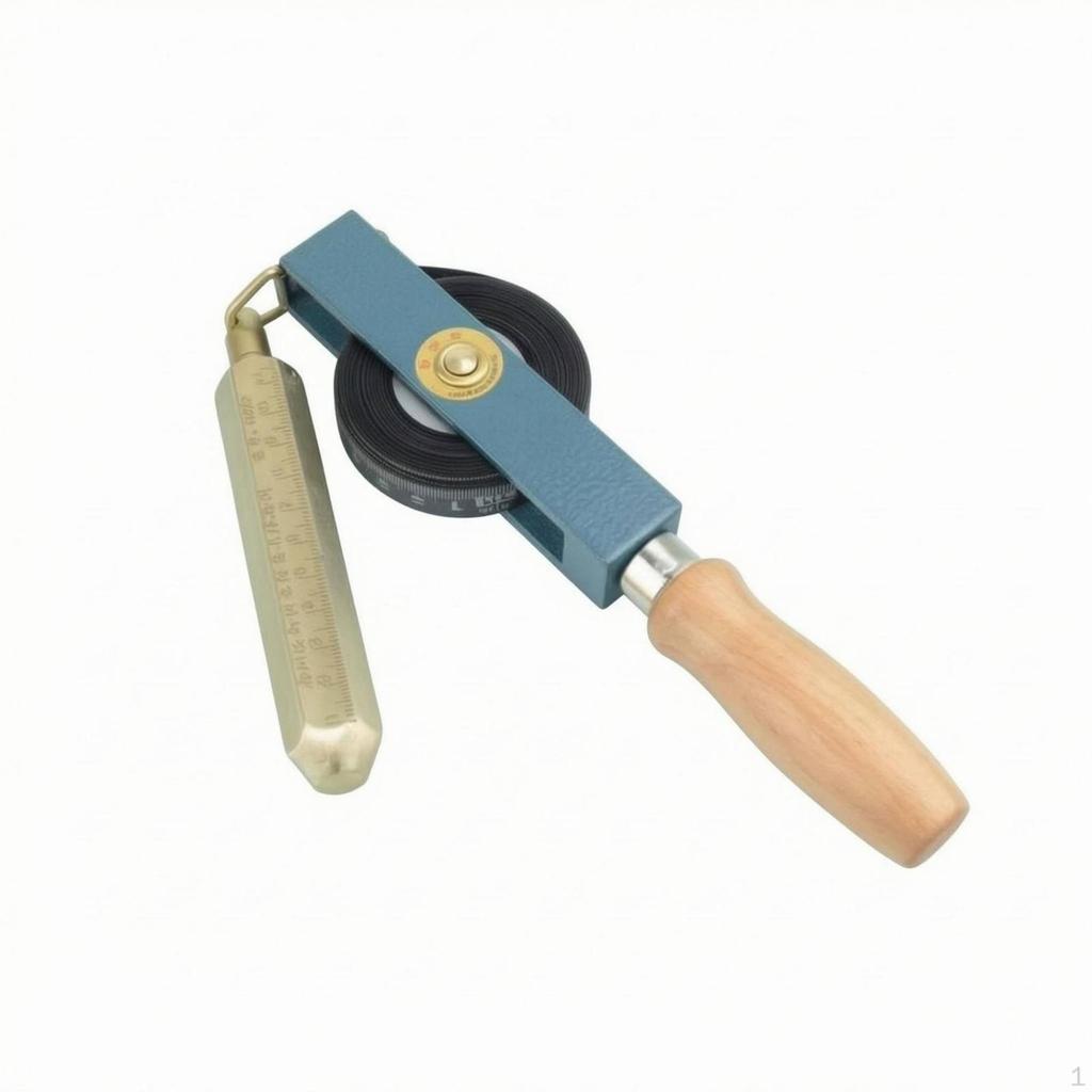 Oil Gauging Tape Resistant Sounding with Plumb Bob Accurate Calibration Petroleum Tank Depth