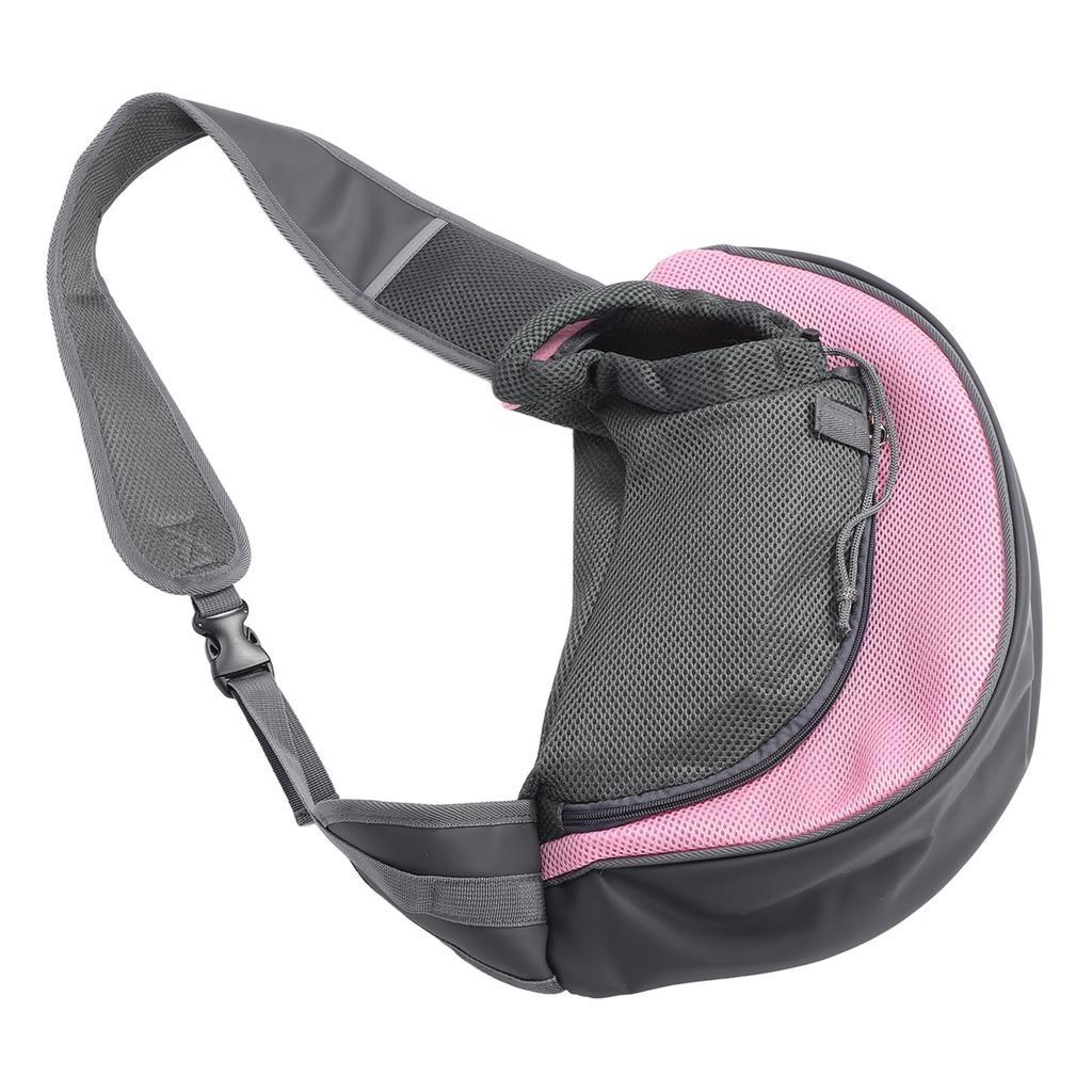 Pet Dog Sling Carrier Adjustable Belt Breathable Mesh Hand Free Puppy Sling Bag for Cats Outdoor