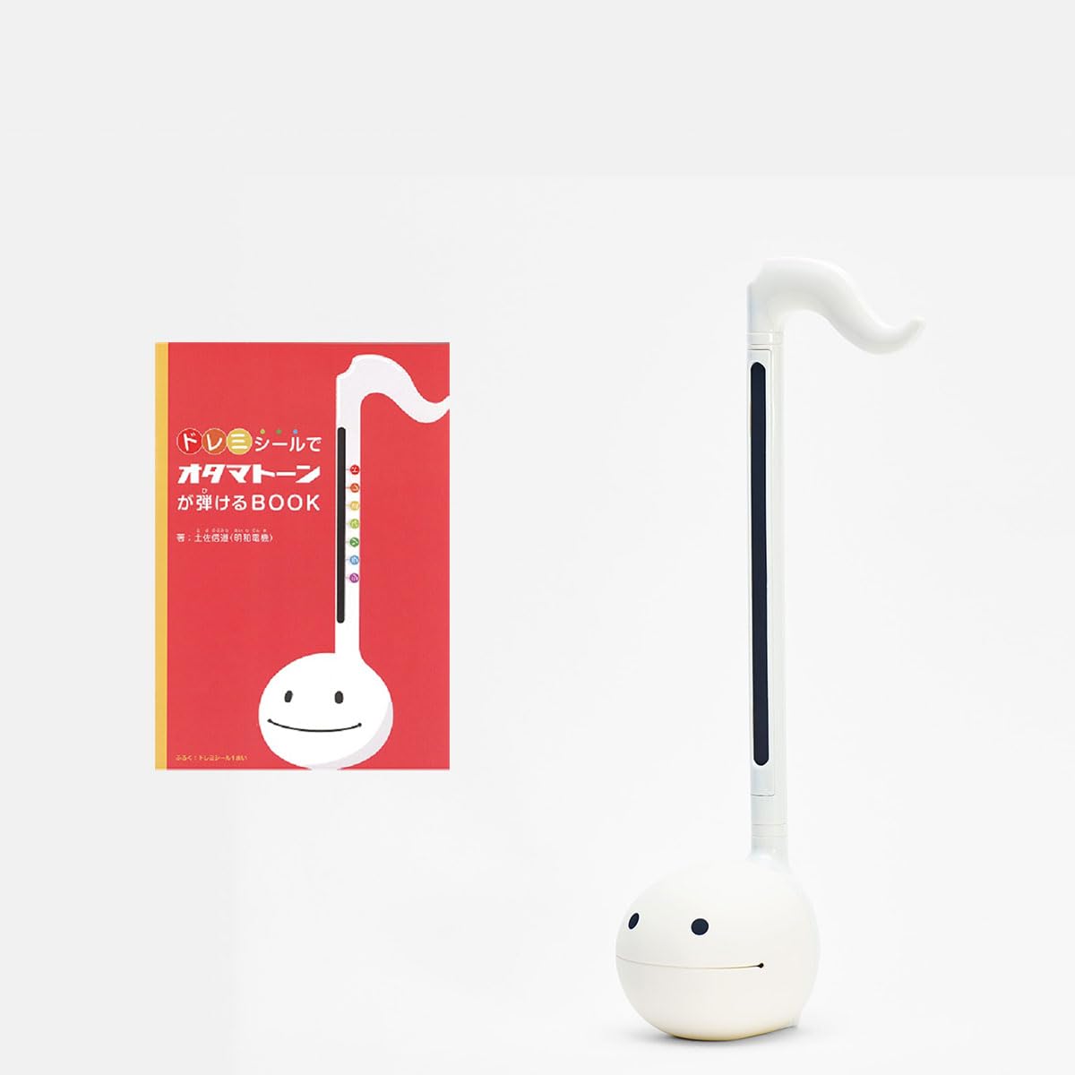 

Maywa Denki Otamatone neo White with sheet music for anyone to 10th Anniversary Model [Set Otamatone-specific play]