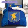 MansfieldFC Muster Bettwäsche Steppdecke Set Bettbezug Kissenbezug Heimdekoration Geburtstagsgeschenk (1 Bettbezug + 2 Kissenbezüge, ohne Füllung)