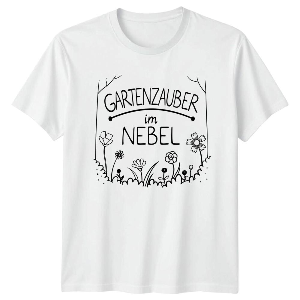 Gartenzauber Im Nebel Unisexs TShirt Autumn Flower Gardening Gift For Her S