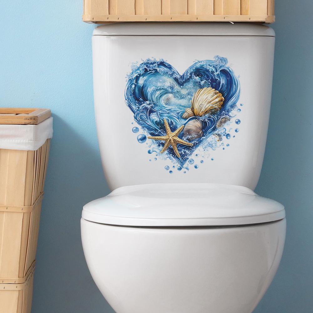 Underwater World Shell Starfish Toilet Beautification Decorative Stickers