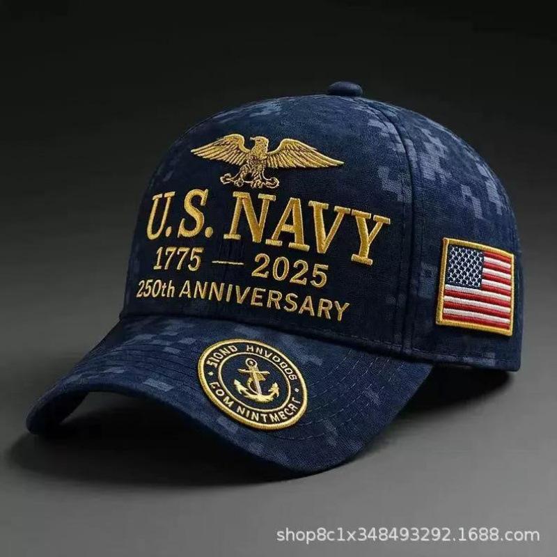 U.S. Navy Anniversary Cap, Baseball Cap Printed Hat Cap Commemorative Hat