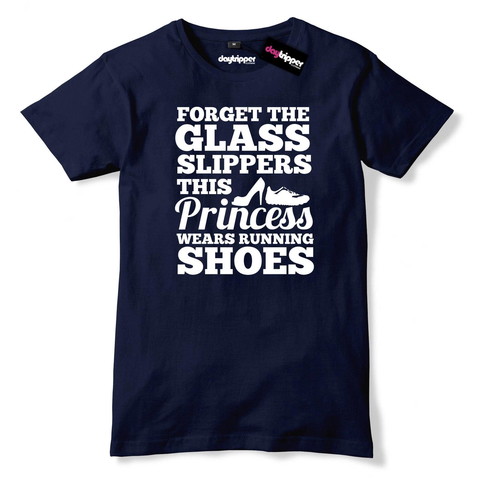 Forget The Glass Slippers This Princess Wears Running Shoes Unisex T-Shirt Run 3XL