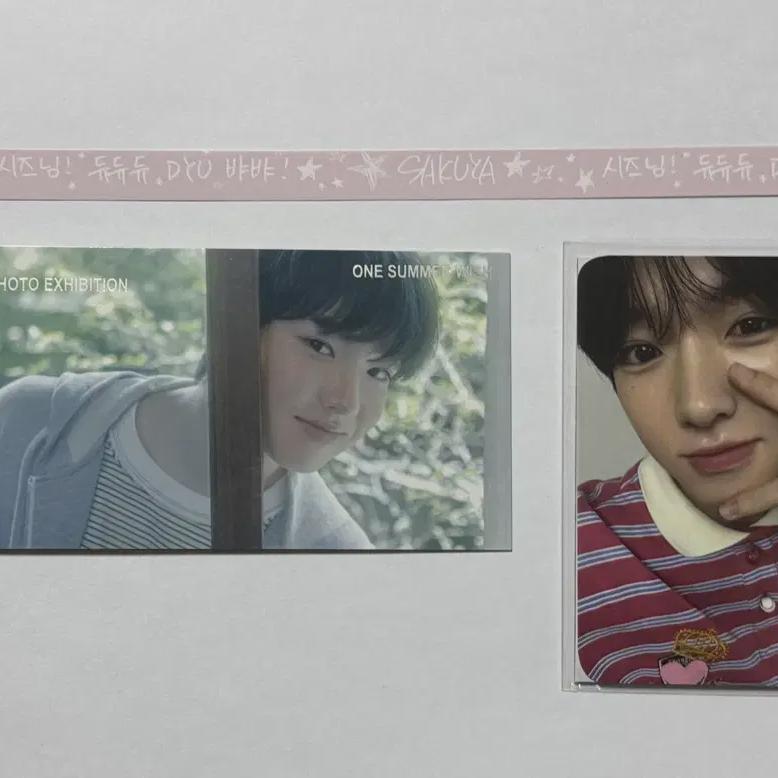 

Nct Wish Exhibition Sakuya Tiji Admission Ticket Photocard Set