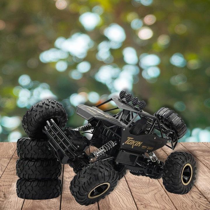 Duży Samochód Zdalnie Sterowany Auto Rc Metal Terenowy Napęd 4X4 Pilot