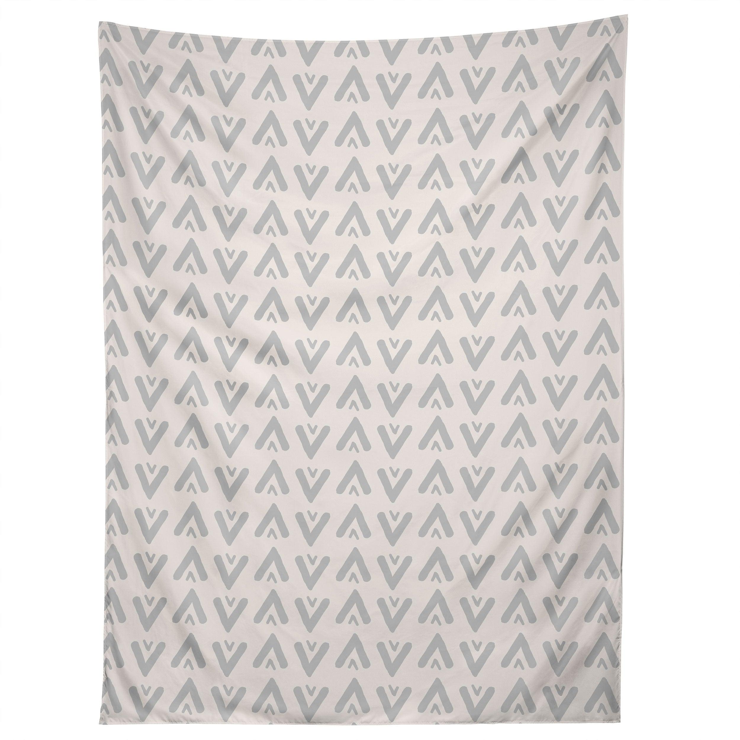GREY ARROWS tapestry 75x100