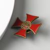 1 buc Broșă Pin Email Cruce Roșie Retro Insignă Aliaj Cavalerii Templieri Pentru Accesoriu Bijuterii Decorațiune DIY
