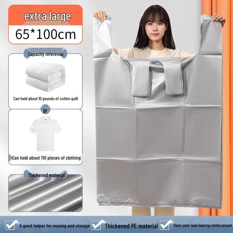 Large Capacity Thickened Quilt and Clothing Storage Bags for Moving and Organizing