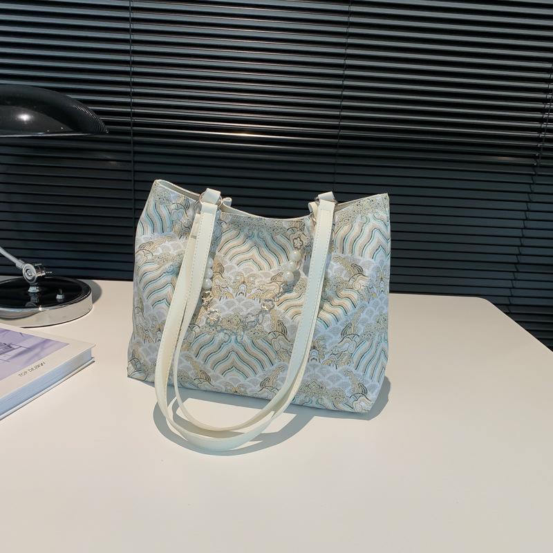 

Модний тренд жіноча сумочка через плече 2024 новий літературний національний стиль сумка жіноча сумка на ланцюжку сумка-месенджер білий