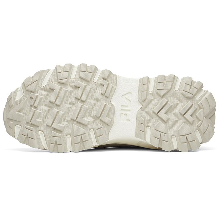 FILA Skyrunner Mesh Retro Casual Shock Absorbing Durable Breathable Low Top Dad Shoes Women sneaker Oatmeal F12W041132FSS