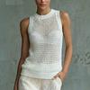 Women's Crew Neck Knitwear, Sleeveless