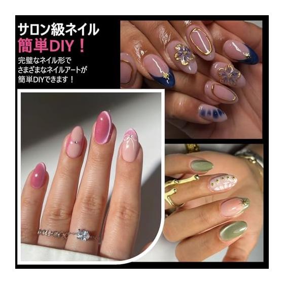 [Large Capacity of 510 Sheets | 15 Sizes To Choose From] QIEK Ultra-thin Nail Tips Sanded Natural Fit False Nails for Practice Salon Use Self-nail