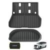 LUCKEASY Luggage for Nissan New Serena C28 Gasoline Vehicles December 2022 3D TPE Car Easy Protective Set Under-mat (Models C28, NC28, FC28, FNC28, -