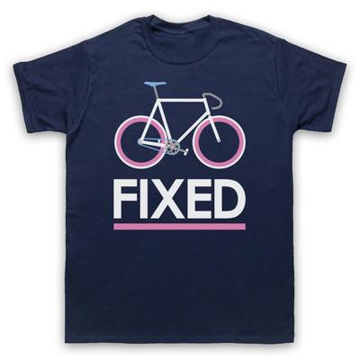 Fixed Gear Fahrrad Fixie Retro Stil Fahrrad Fahren Radfahren Herren und Damen T-Shirt