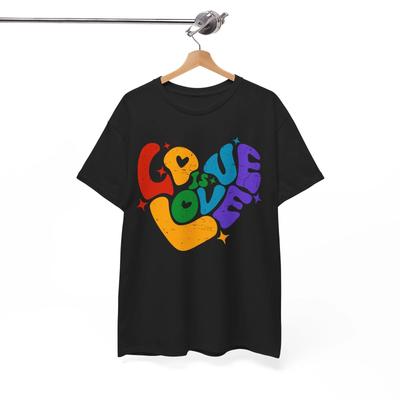LIEBE IST LIEBE T-Shirt | LGBTQ+ Rechte Tee | Steh für die Liebe ein