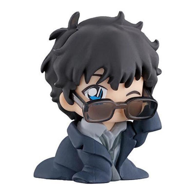 6pcs Genuine Detective Conan Gashapon Toys Kuroba Kaito Furuya Rei Akai Shuichi Matsuda Jinpei Action Figure Ornament Toys Gift