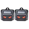 Red Strobe Animal Repellent, Weatherproof Coyote Deterrent, Automated Solar Charging Repeller for Nocturnal Animal Defense System in Gardens Orchards