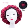 Shower Cap Ladies Fashion Simple Solid Color Elastic Hair Care Cap Button Elastic Wash Cap