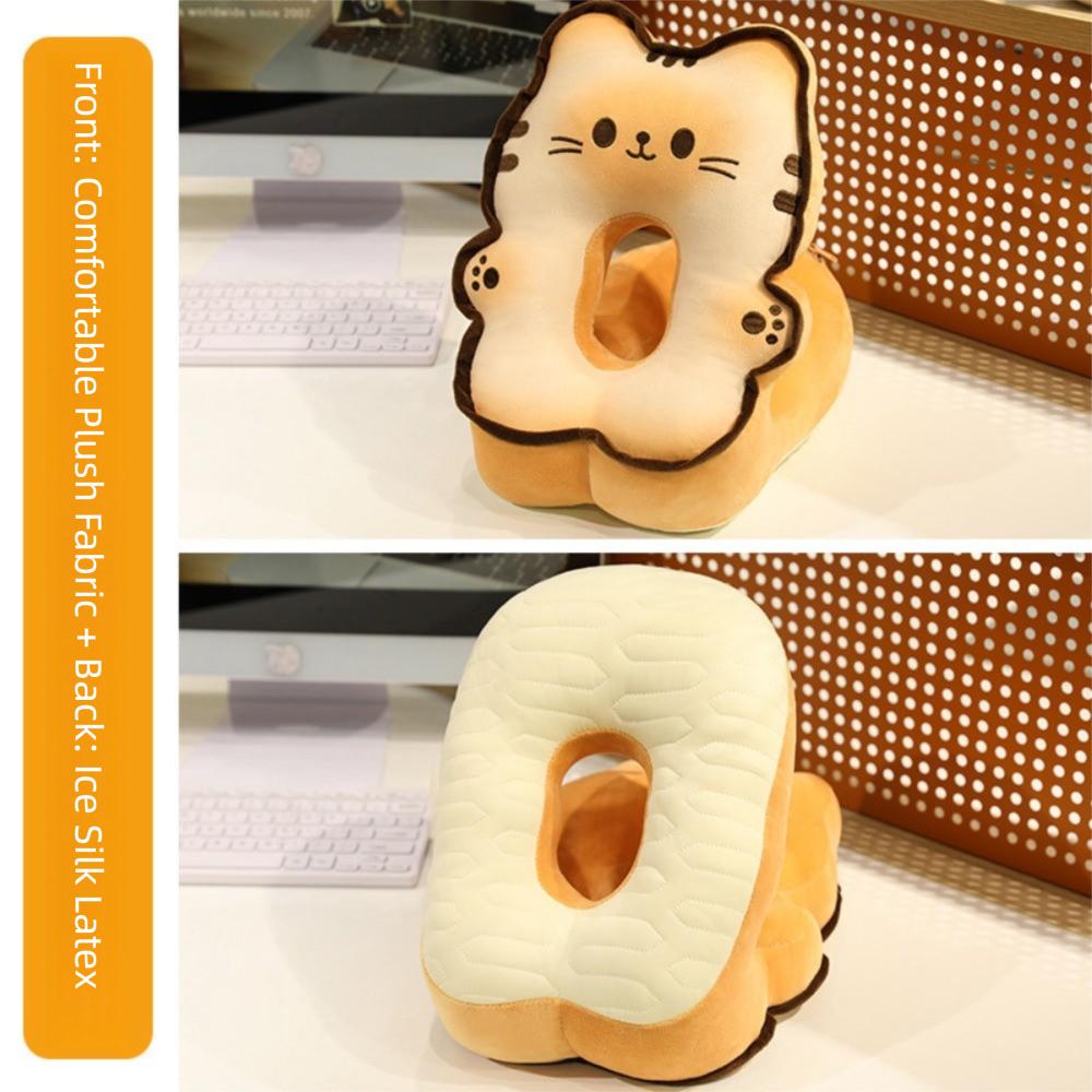 

Двусторонняя грелка для рук в виде кошки, плюшевая подушка, подушка для поясницы собаки из ледяного шелка, для мужчин и женщин Cat