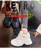 Inner Height Increase New Breathable Dad Shoes Platform Mesh Small Sports and Leisure Shoes