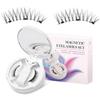 KISSIO Soft Magnetic False Eyelashes 2025 Model with Integrated Magnetic No Adhesive Natural Easy To Use with Dedicated Tool - Clip, Closure,