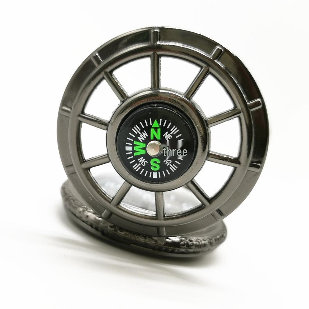 In Stock Compass Pocket Watch Necklace - Popular Pendant Watch