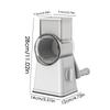 Rotary Cheese Grater Kitchen Slicer For Cheese With Handle Manual Garlic Grinder Multifunctional Shredder Nut Chopper For Home