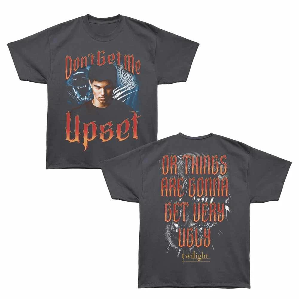 Twilight - Don t Get Me Upset - Bronx Oversized Short Sleeve Children s T-shirt - Gray 160