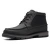 Clarks Maple Series Leather Comfortable Versatile Slip Resistant Durable Short Outdoor Boots Men boots Black 261759007