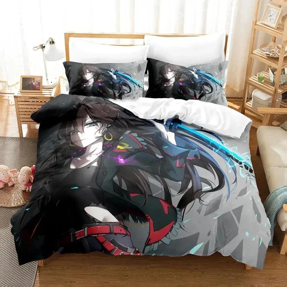Anime Pixiv Fantasia Bedding Set Boys Girls Twin Queen Size Duvet Cover Pillowcase Bed Boys Adult Fashion Home Textileextile