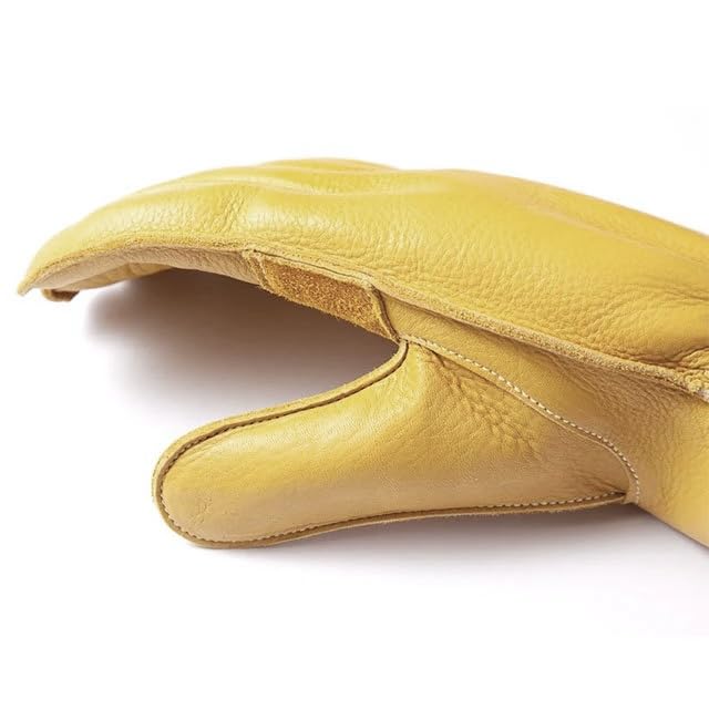 GripSwany Heritage Glove Leather Made In Size M G-1 Gloves, Japan, Yellow, (24cm)