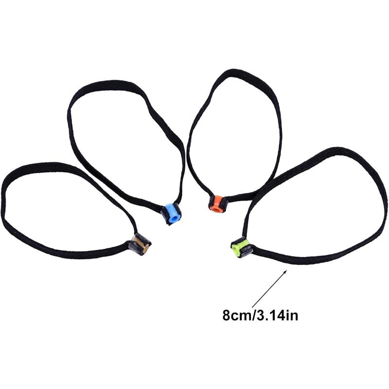 Fishing Reel Belt, Fishing Equipment Threading Device, 4-piece Portable Elastic Small Tool Threading Device Wire Lead