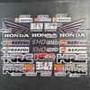 2025 for Honda Motorcycle Decoration Stickers Reflective Waterproof Helmet Racing Decals HRC Accessories Sponsor Stickers OB6 bpxh8