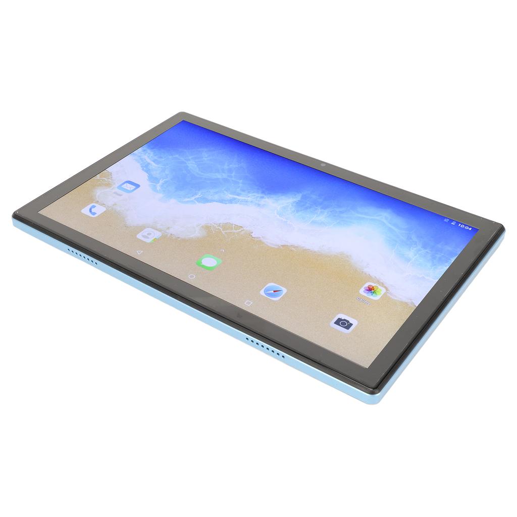 10in Tablet for Android 12 Blue MT6889 8 Core CPU 1920x1200 IPS 4G Calling 2.4G 5G Dual Band WiFi 6GB 128GB Tablet