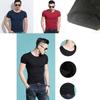 Men's Summer Casual Fashion Solid Color O-neck T-shirt With Short Sleeves