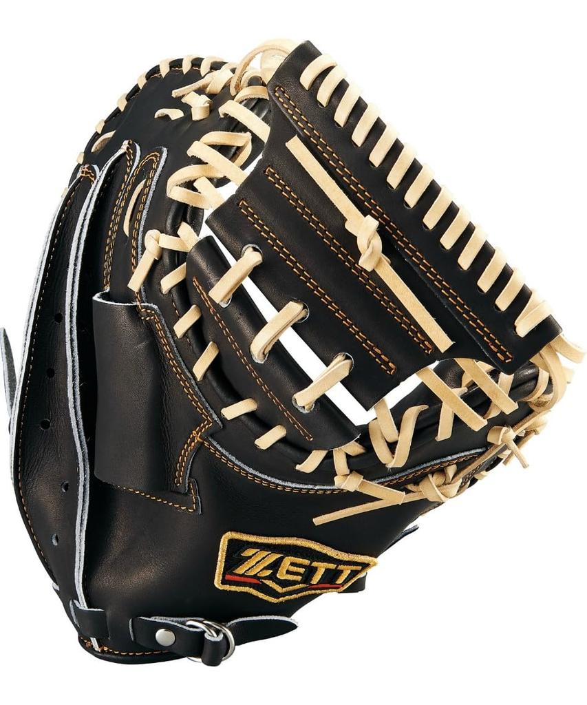ZETT Pro Status Soft Baseball B Made in BRCB30252G Catcher's Mitt, Black/Pastel (1932), Size Horizontal, Japan,