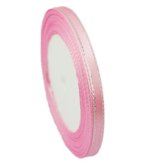 6mm Silver Edge Ribbon for Cake & Gift Box, 22m Roll
