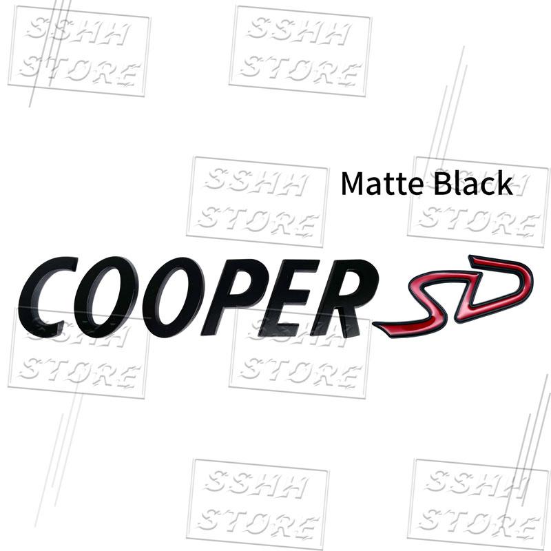 Car-Styling COOPER SD Emblem Car Trunk Body Stickers For Cooper S JCW R55 R56 R57 R58 F54 F55 F56 F57 F60 Countryman