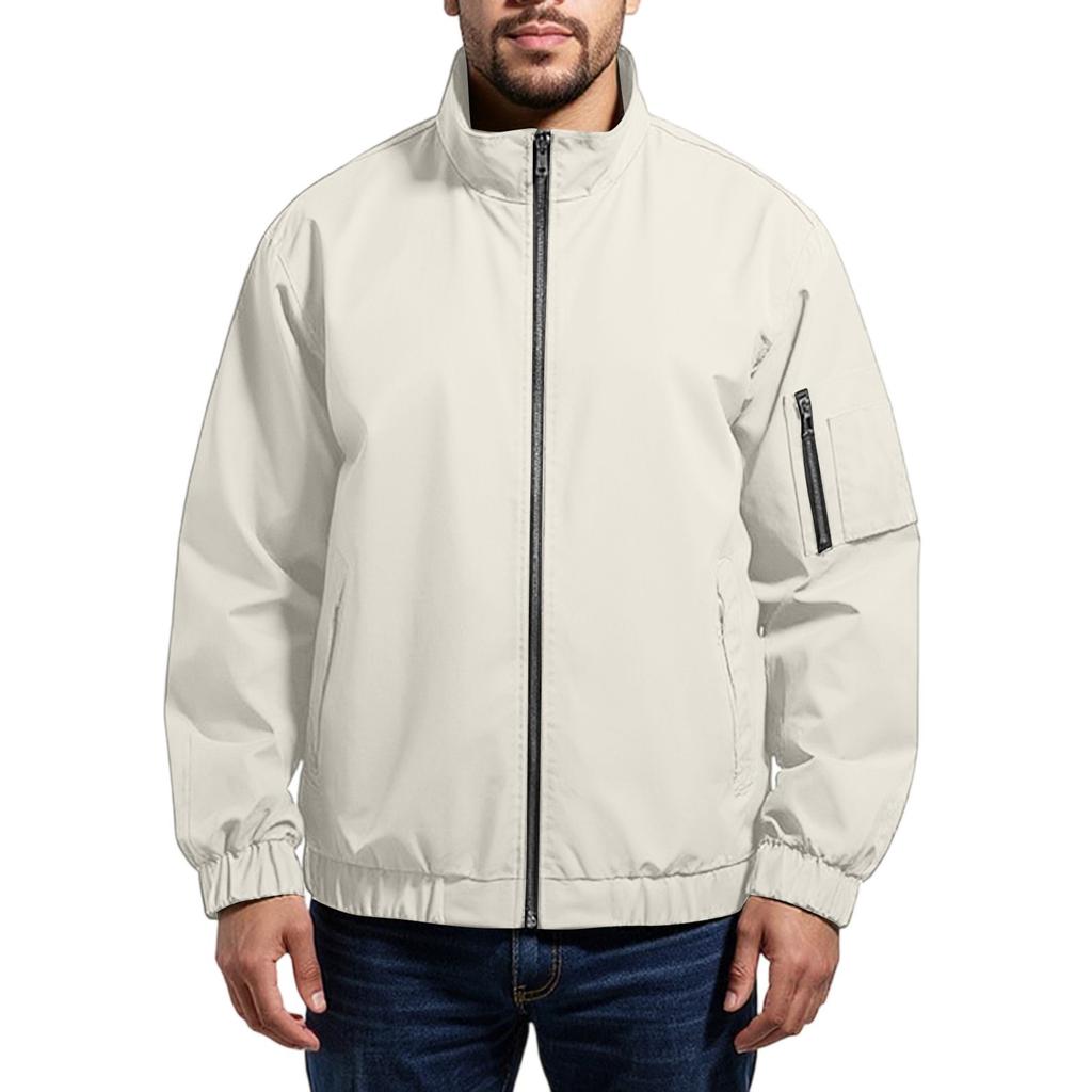 Men's Casual Jacket, Flight Suit, Windproof Coat, Casual Versatile Jacket