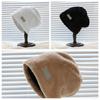 Thickened Plush Beanies Hats Korean Style Letter Pullover Hats Fashion Fleece Wool Skullies  Autumn