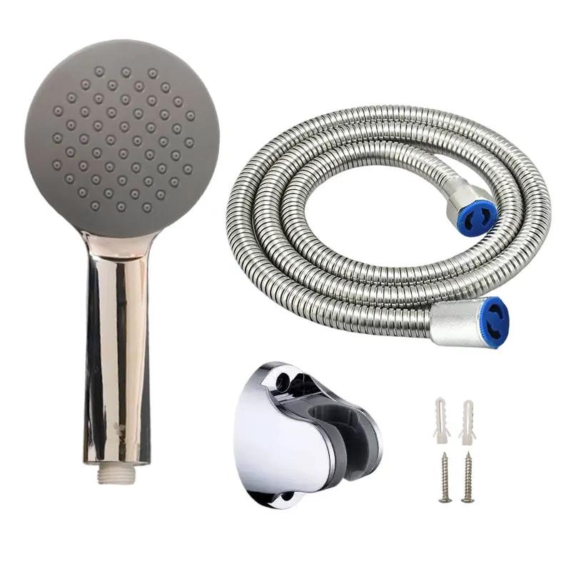 Household High-pressure Shower Head Super Strong Water Flow Water-Saving Shower Head Bathroom Handheld Shower Head with Hose Set