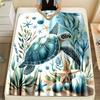 Sea Turtle Printed Blanket , Warm and Comfortable Throw Blanket Sofa Bed Sofa Camping Trip, the Best Gift.