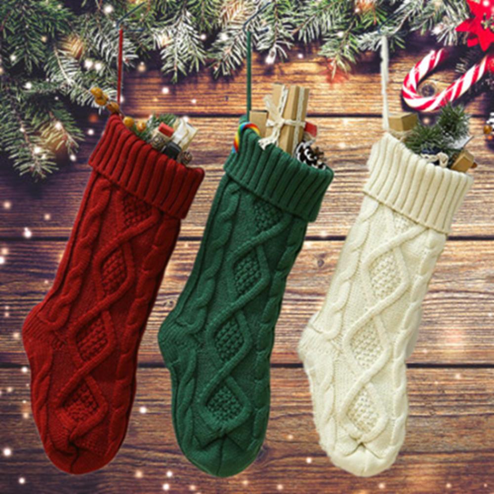Claus Party Supplies Xmas Tree New Year Decoration Home Decor Christmas Stocking Gift Bags Socks