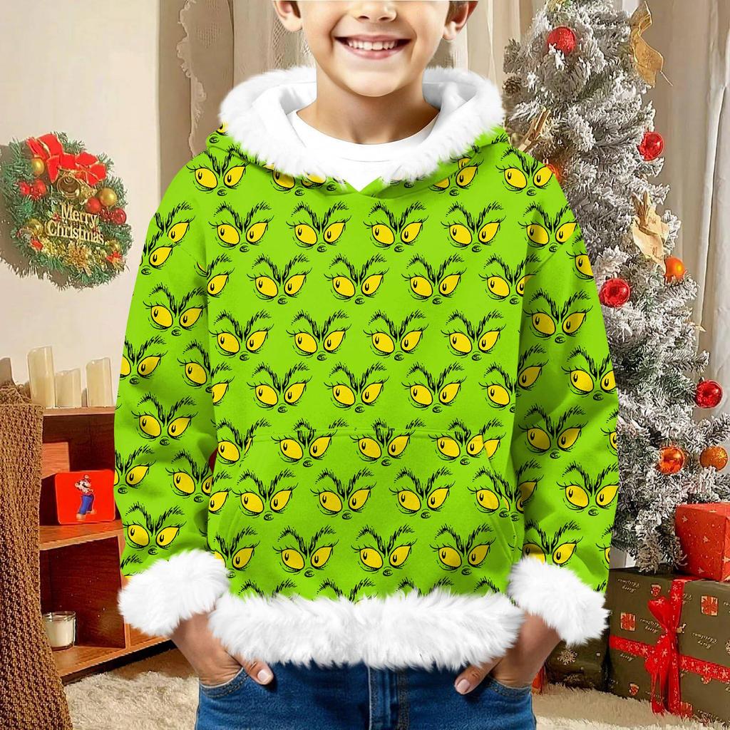 Children's Sweatshirt Girls Boys Long Sleeve Lightweight Casual Hoodie Loose Comfortable  Sweatshirt