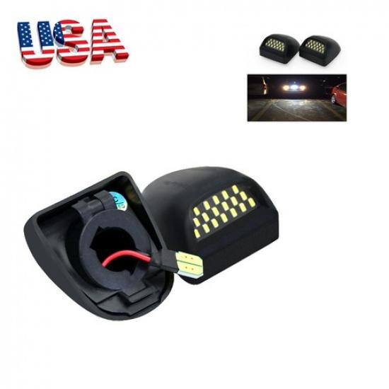 License Plate LED Lights Fit Chevrolet Silverado GMC Sierra 1500 2500 1999-2013