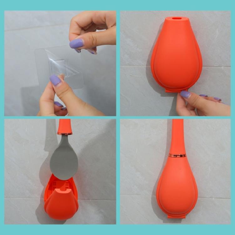 Self-opening and Closing Toilet Brush Hygienic eginner Starter Bathroom Dormitor