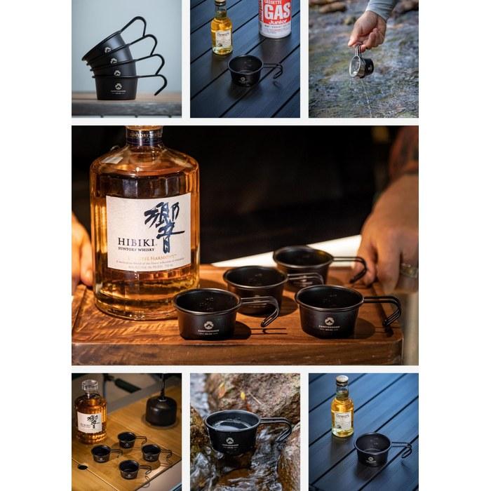 CAMPING MOON Shera Cup Black 60ml (4-Pack) BKS-050-4P